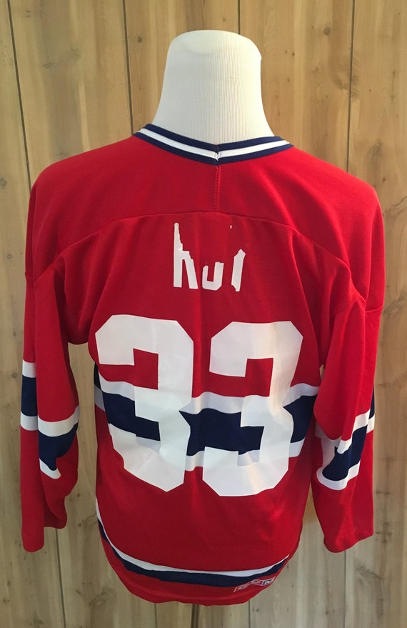 Vintage Colorado Avalanche Patrick Roy Koho Hockey Jersey, Size XL