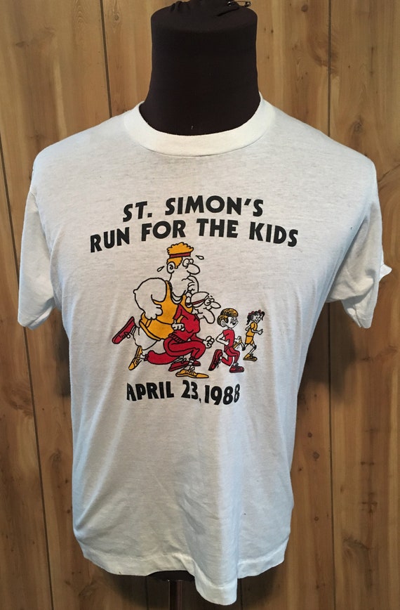 retro running t shirts