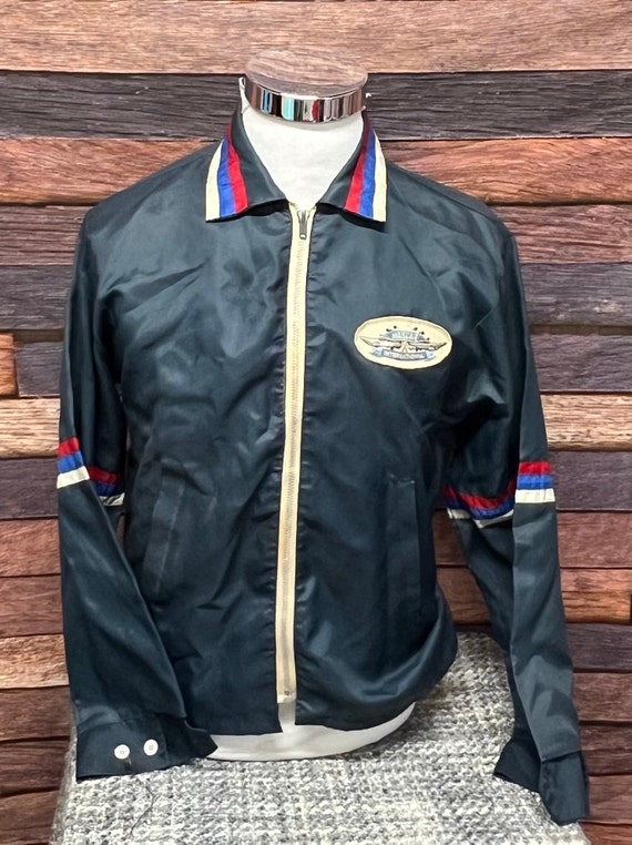 miovinta Vintage 90s Kids Sport Jacket Children Boys Girls Blue Wind Breaker, Retro Sportswear Size 11 World Wide Letex Sport