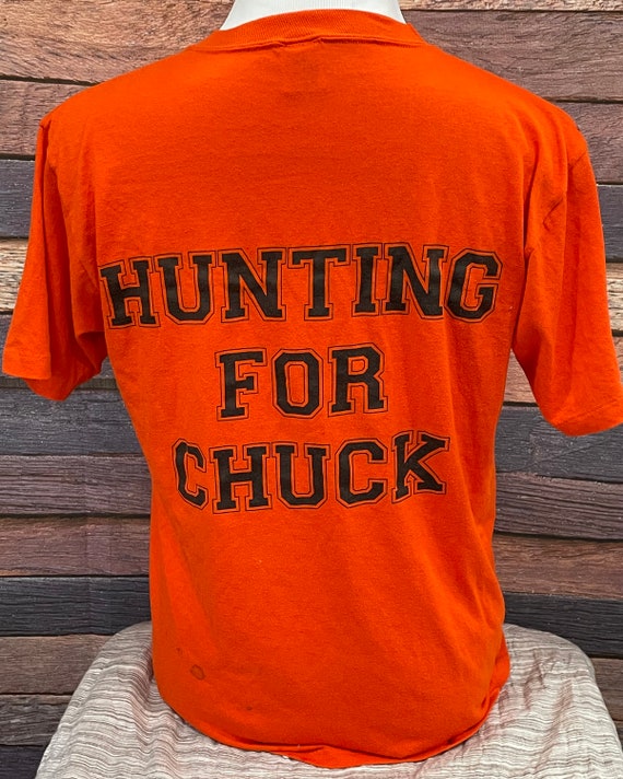 Vintage Hunting for Chuck Orange Jerzees 1980s Bu… - image 2