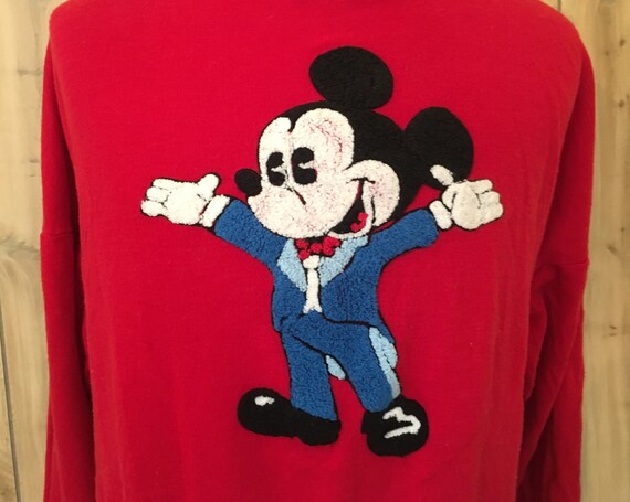 Vintage Mickey Performer Sweatshirt  - Mickey Cre… - image 2