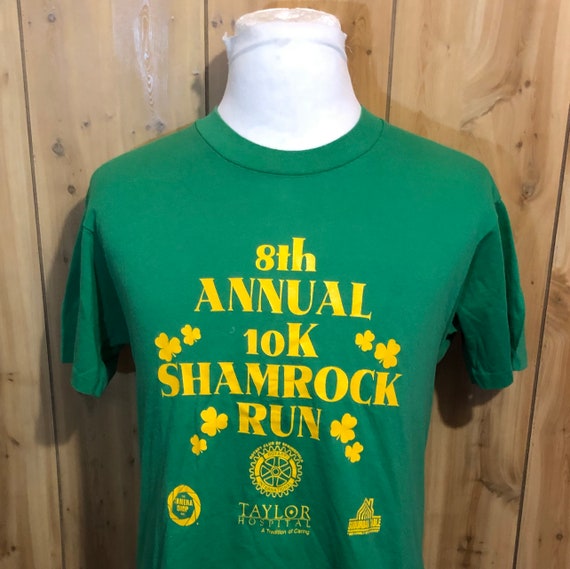 Vintage 8th Annual 10k Shamrock Run 1980s Screen … - image 2