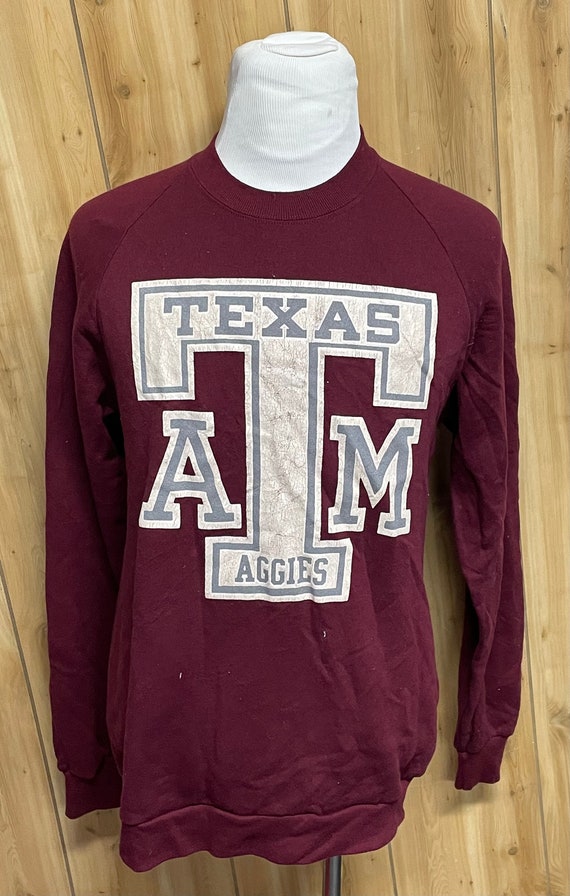 Vintage Texas A&M Aggies NCAA College 1980s Crewne