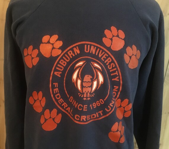 Auburn University Credit Union >> Vintage Auburn University Tigers Credit Union 1980s Blue Crewneck College Sweatshirt Alabama Sec Vintage Sweatshirt 2xl Auburn University Credit Union >> Vintage Auburn University Tigers Credit Union 1980s Blue Crewneck College Sweatshirt Alabama Sec Vintage Sweatshirt 2xl