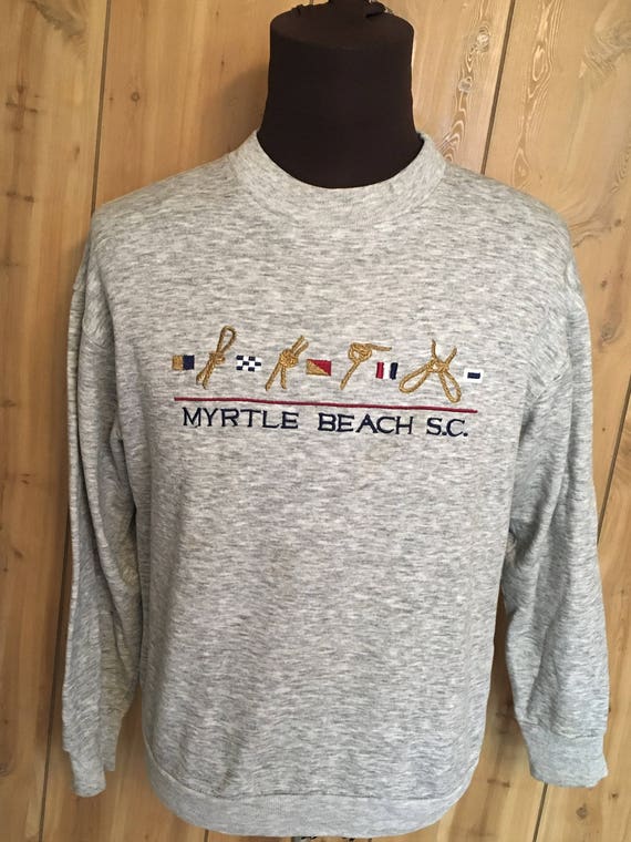 Vintage Myrtle Beach South Carolina 1980s Crewnec… - image 1
