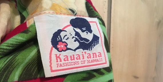 Vintage Hawaiian shirt - tropical floral shirt - … - image 3