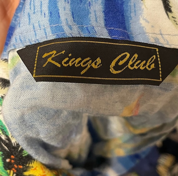 Vintage Kings Club Hawaiian Vacation Shirt - trop… - image 5