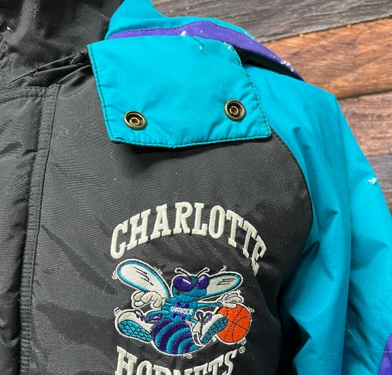 Vintage 1990s Charlotte Hornets Lee Sports 90s NB… - image 5