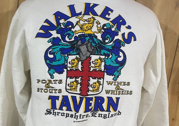 Vintage Walkers Tavern England 1980s Crewneck Swe… - image 2