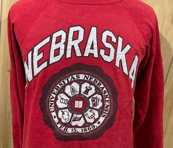 Vintage University of Nebraska Cornhuskers Red 19… - image 2