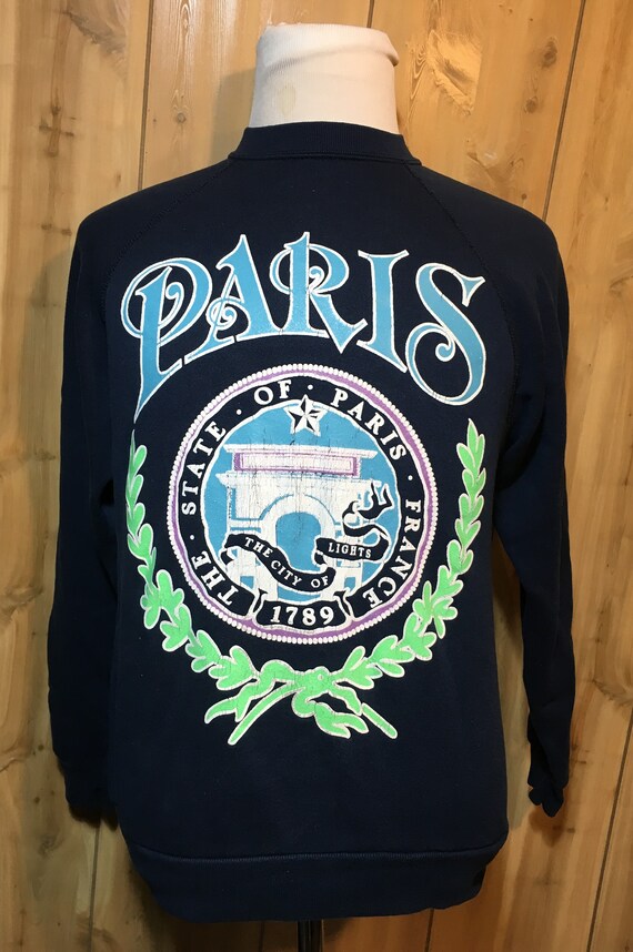 Vintage 80s City of Paris France 1980s Destination