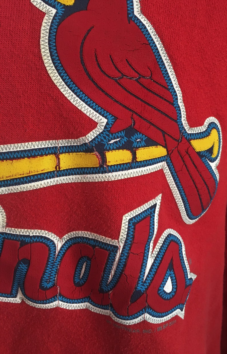 Vintage St Louis Cardinals 1990s MLB Baseball Sweatshirt 90s Etsy