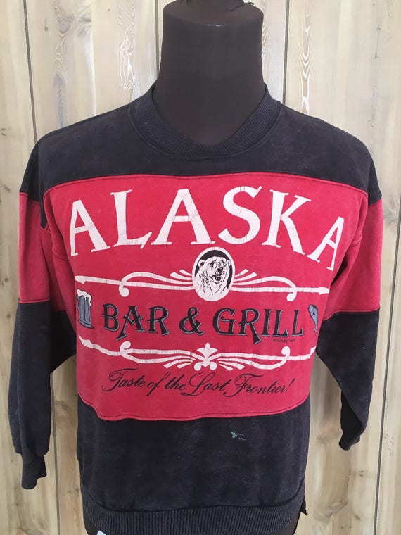 Vintage Alaska Bar & Grill 1990s Sweatshirt - Trav