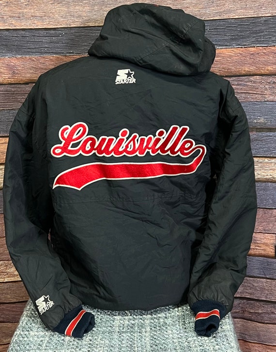 Vintage Louisville Cardinals Sweatshirt Mens XL Red Starter Fleece