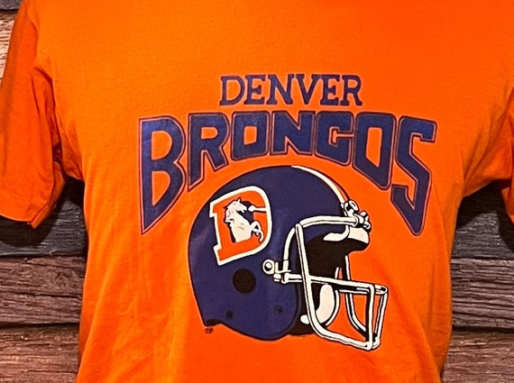 Vintage Denver Broncos NFL Football Single Stitch… - image 2
