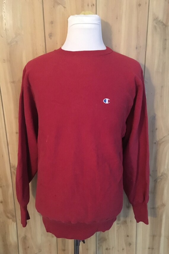 Vintage 1980s Champion Reverse Weave Brick Colored
