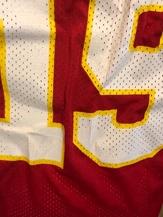 Vintage 90s Joe Montana 19 Kansas City Chiefs Campe n NFL Football
