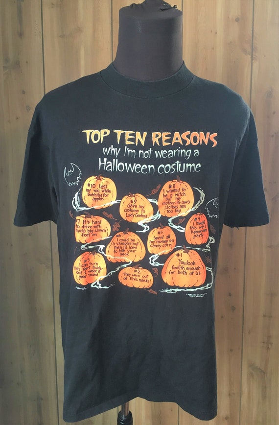 Vintage Top Ten Reasons Why I am Not Wearing a Hal