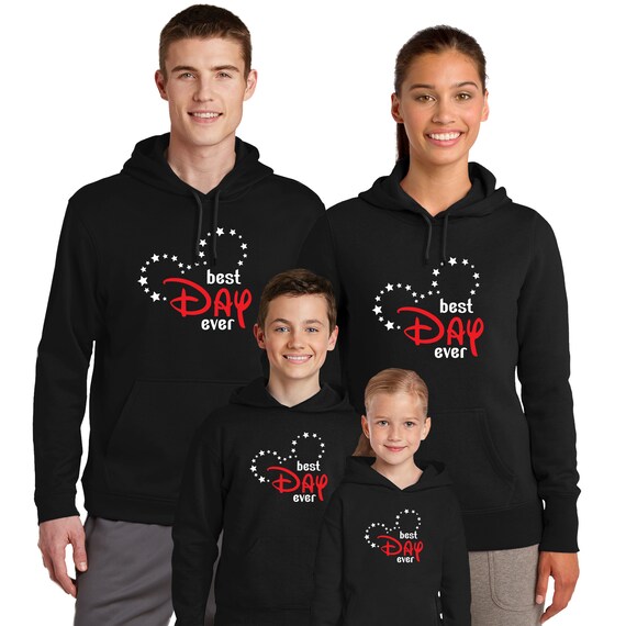 Disney hoodies for offers family
