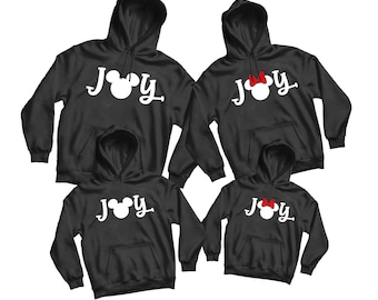 Matching Disneyland Family Hoodies for Mom Dad Kids, Disney Trip Hooded Sweatshirts, Disneyworld Trip Hoody Mickey Mouse Minnie Mouse Hoodie