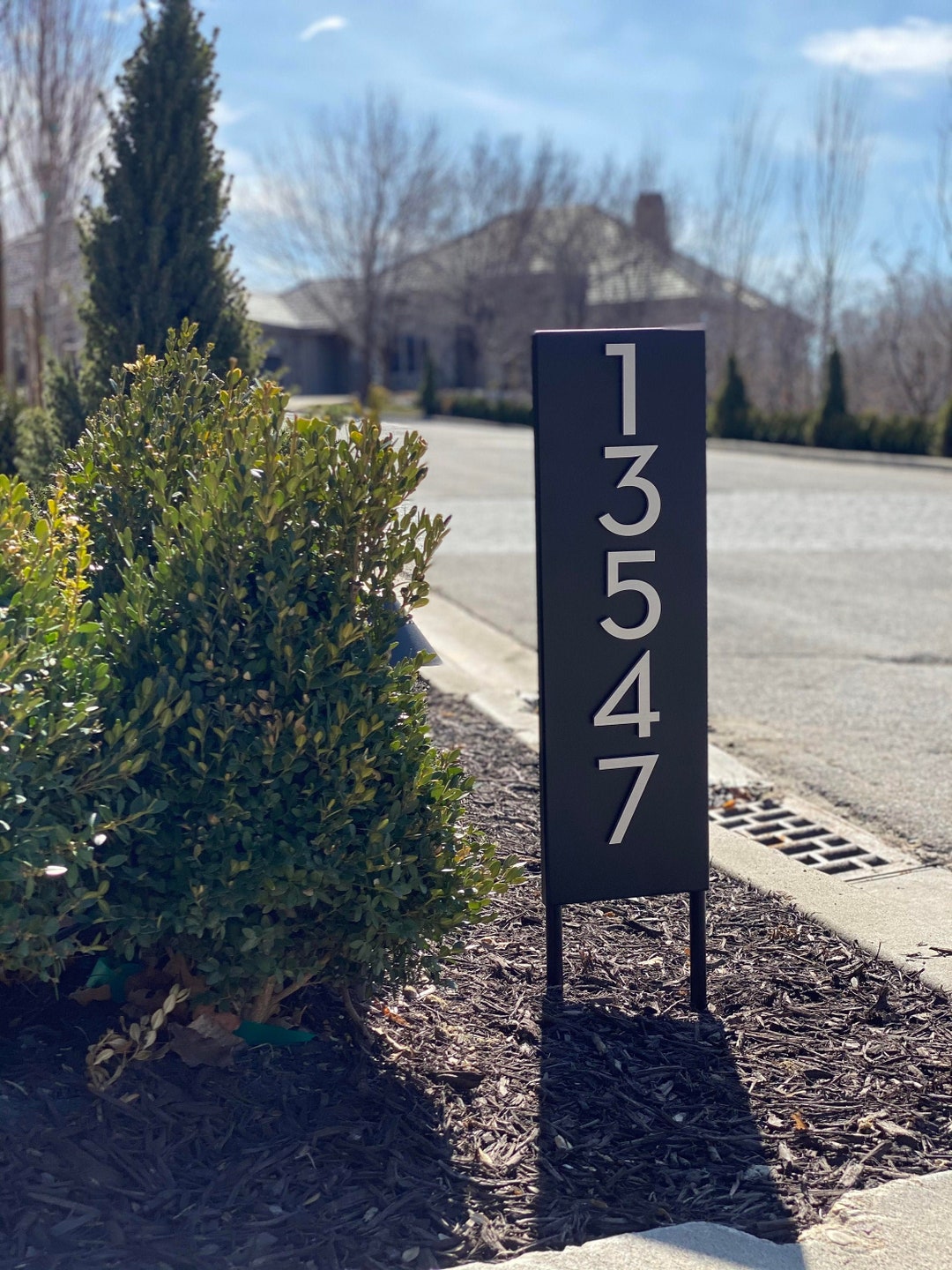Welcome Home Yard Sign/4H Numbers/Vertical/Sign on Etsy 日本