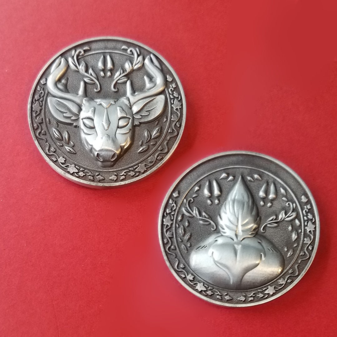 Heads or white Tails Coin Etsy
