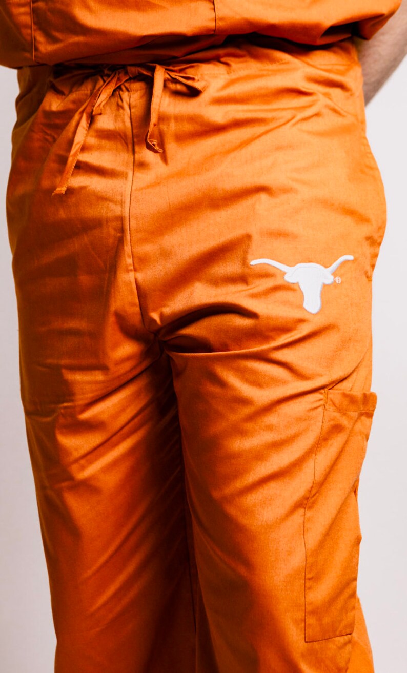 Longhorn Scrub Pants  Drawstring  Free Shipping image 1