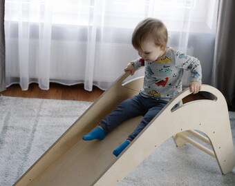 wooden slides for toddlers