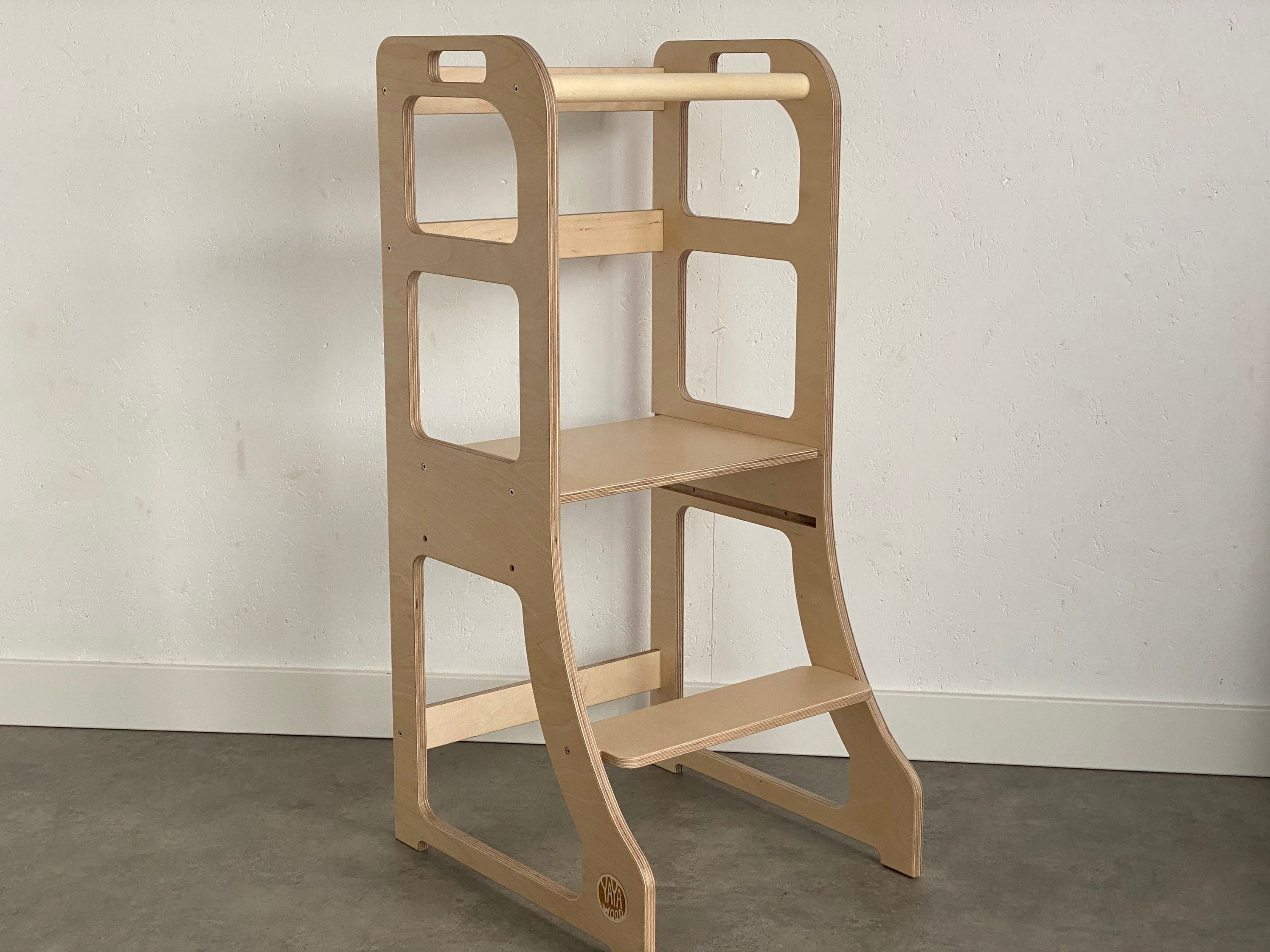 KITCHEN TOWER/Montessori kitchen step stool/Toddler helper tower/Mont…