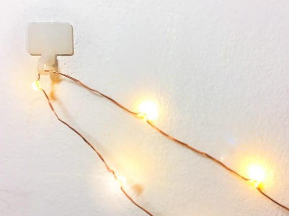 Fairy Lights Photo Display Hanging Bedroom Lights With Wood Clips Micro Led Fairy String Light For Picture Frame Collage Wedding Lighting