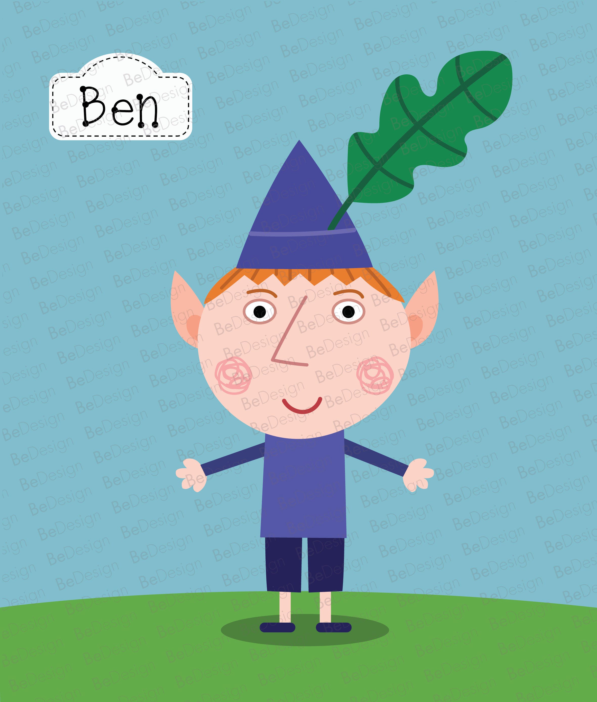 Ben the Elf From Ben and Hollys Little Kingdom - Etsy