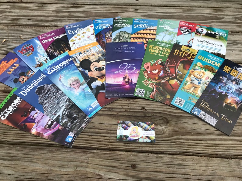 Upcycled Disney Park Map Bracelets image 9