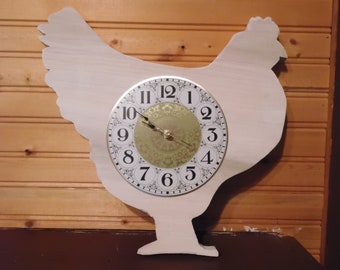 Hen Clock, kitchen, kids room