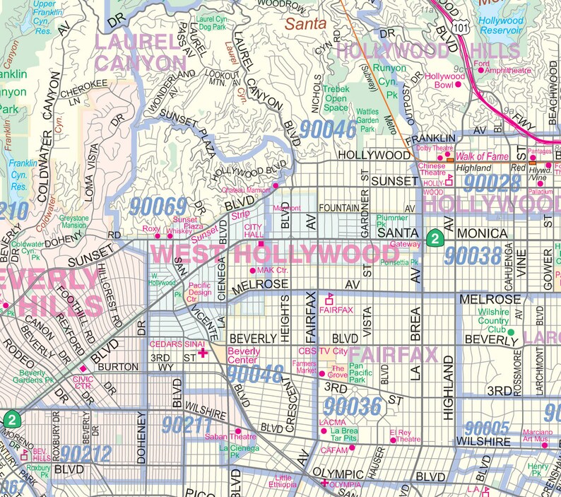 Long Beach Zip Code Map