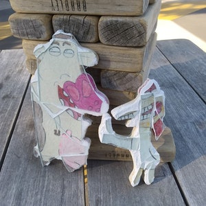 Thick Cow And Chicken Mosaics