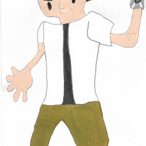 Ben 10 in Johnny Bravo&#39;s Style