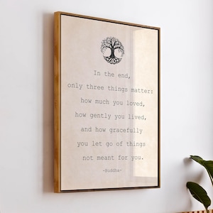 Boeddha citaat print zen kunstwerk cadeau boeddhisme poster spirituele muur kunst citaat over het leven inspirerende bevestigingen doordachte geschenken downloaden
