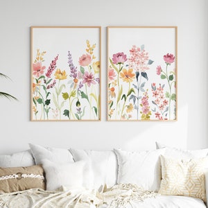 Printable Wildflower Watercolors Floral Digital Download - Etsy