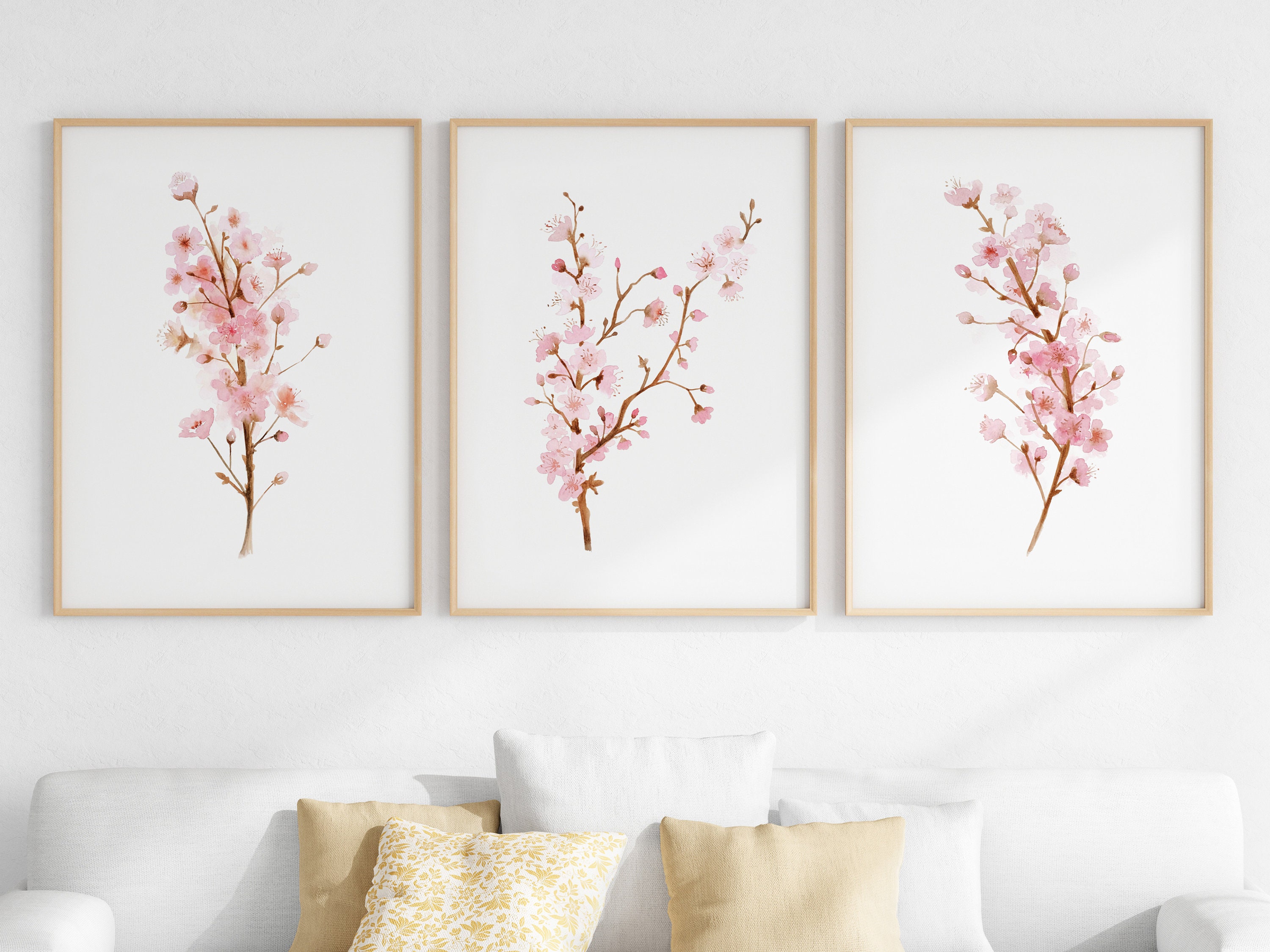 Wall Décor Home & Living Home Décor Digital Download Cherry Blossom