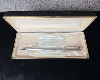 Vintage originsl Bailey Bsnks and Biddle Sterling Silver Pencil only in Box (,9 ounce)