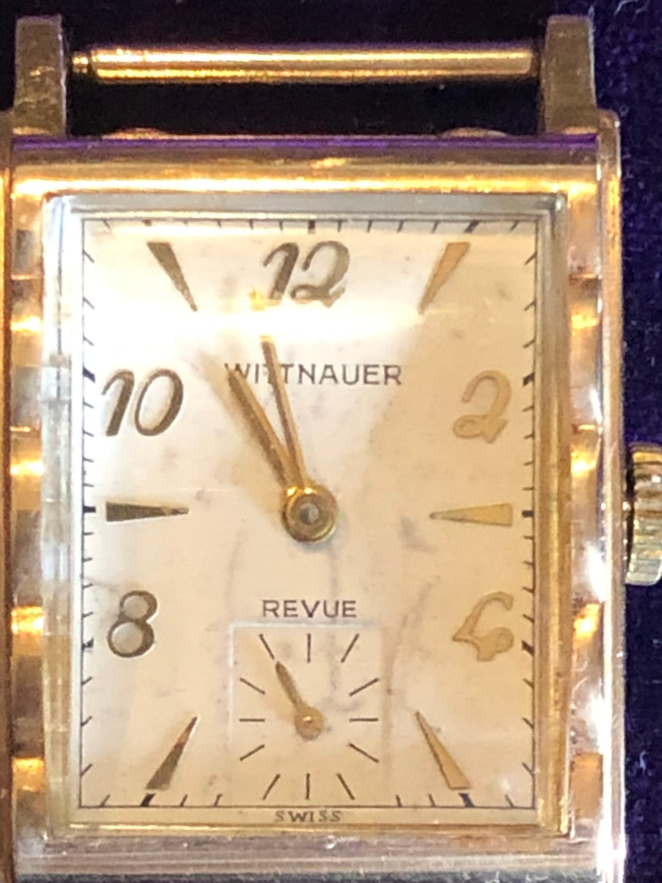 Wittnauer tank watch clearance