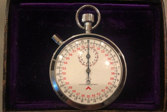 Vintage Swiss Stopwatch in Mint Condition - image 1