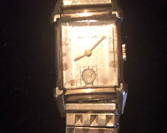 Vintage Unisex Bulova 10 kt GF watch