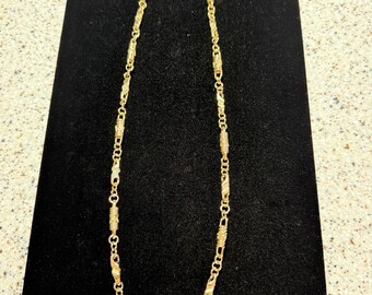 Vintage original gold plated 26 inch chain in excellent condition (2.8 ounces)