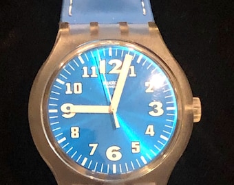 Vintage Original 2001 Luminous Swatch Watch in Excellent Condition