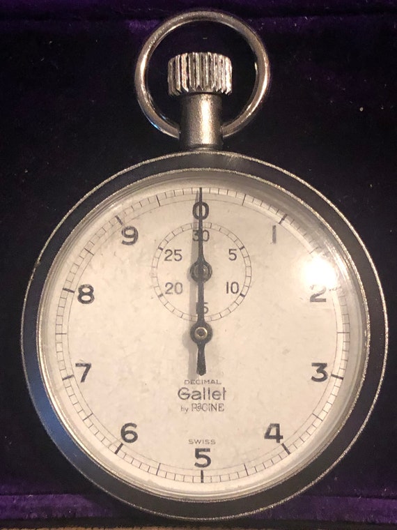 Vintage Original Decimal  by Racine Stopwatch - image 2