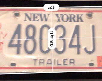 Vintage Craft Lot: 10 Mixed Motorcycle & Trailer License Plates (Various U.S. States)