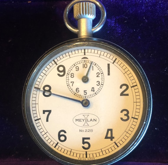Vintage Original Swiss Meylan Stopwatch in Excell… - image 2