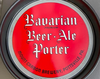 Vintage Original 13 inch  Bavarian Beer Tray  in good condition (Pottsville,PA)
