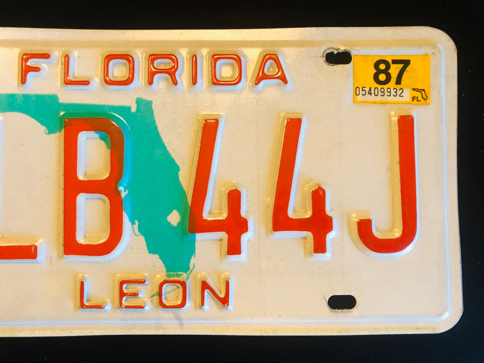 Vintage Original 1980s Florida License Plate in Excellent Condition - Etsy